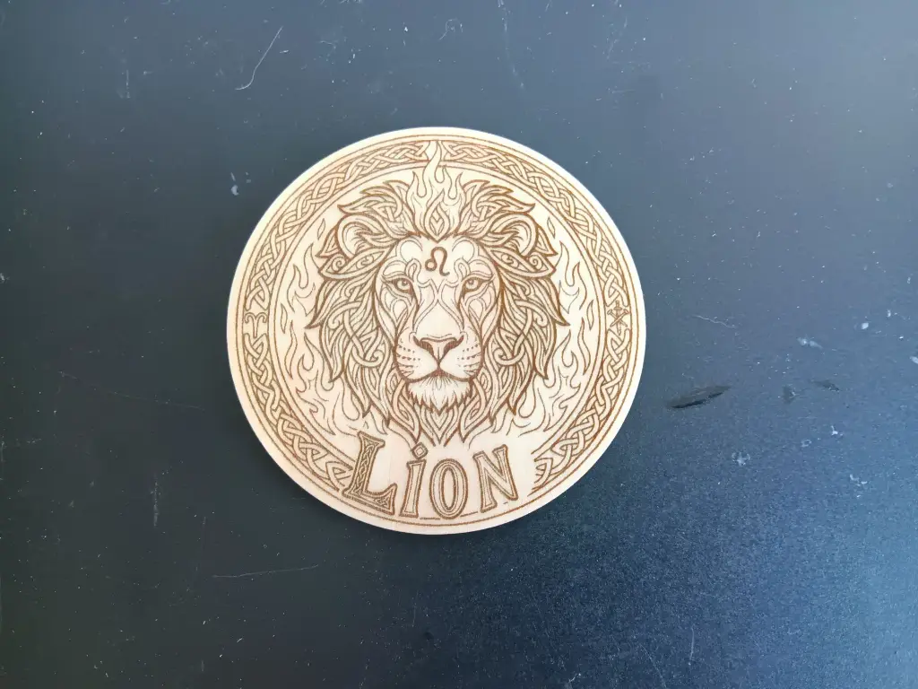 Dessous de verres lion