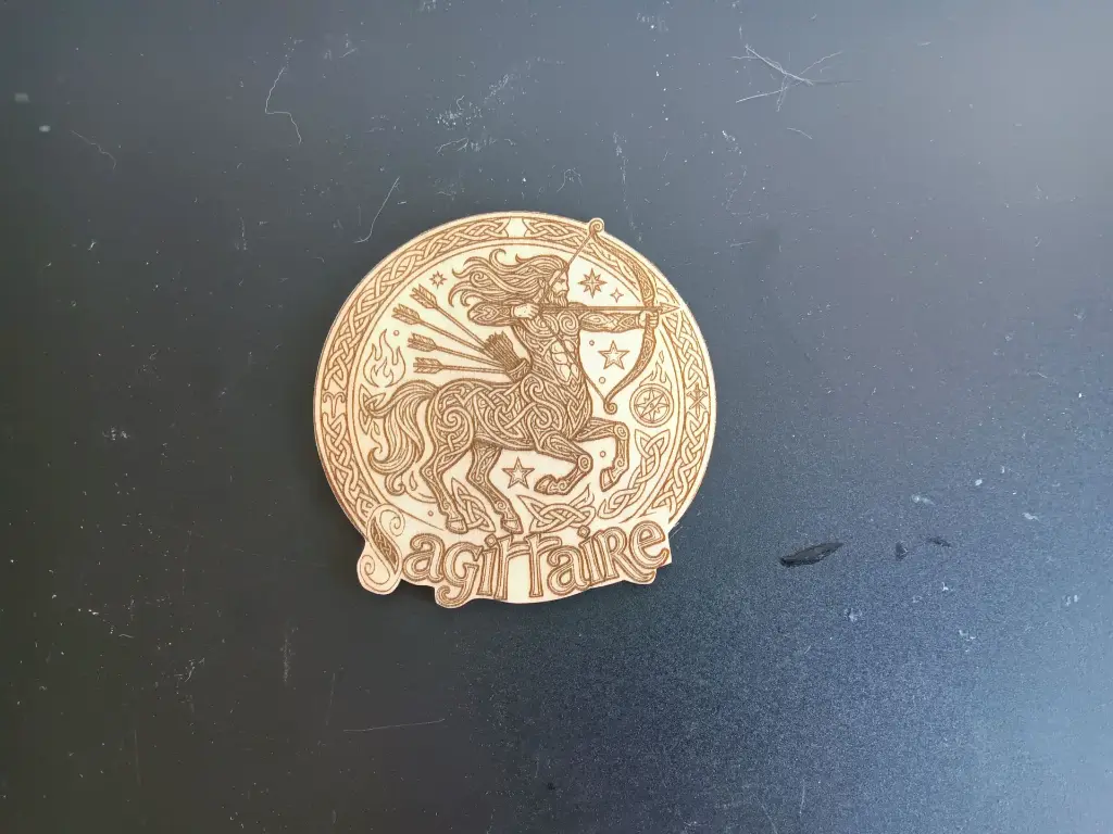 Dessous de verre sagittaire