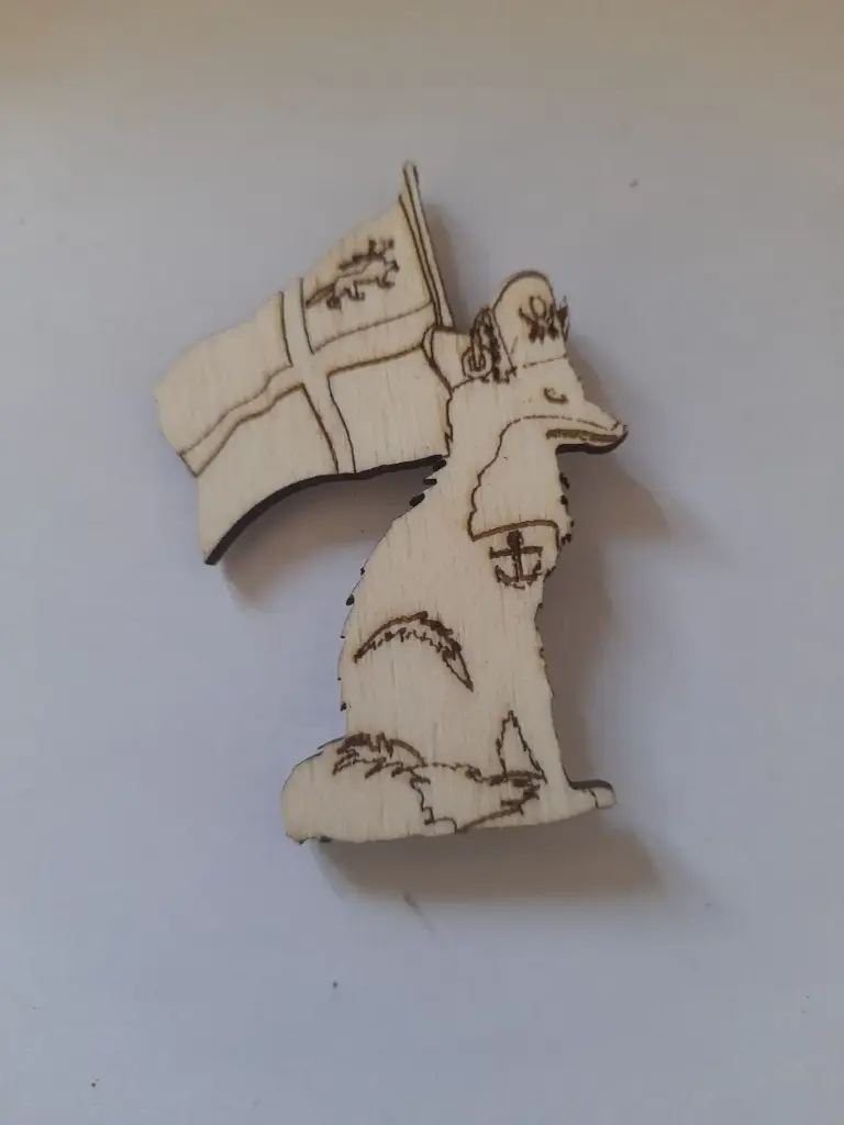 Magnet renard Corsair de Saint Malo