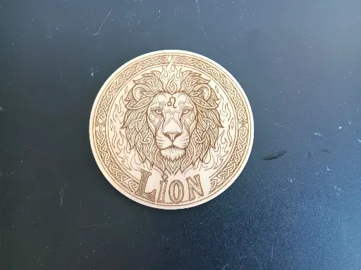 Dessous de verres lion