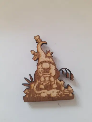 Magnet gnome fleuriste